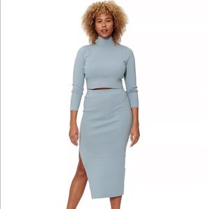 BAR III
Sofia Richie Side-Slit Sweater Skirt, Created for Macy's medium nwt 2 pc